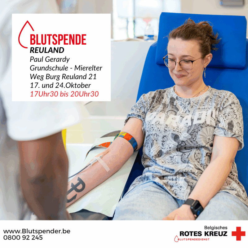 Blutspende am 17. und 24.10.2025