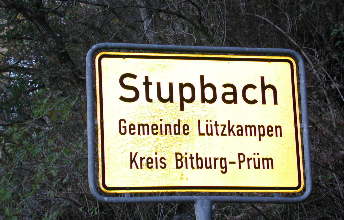 stupbach-ortsschild