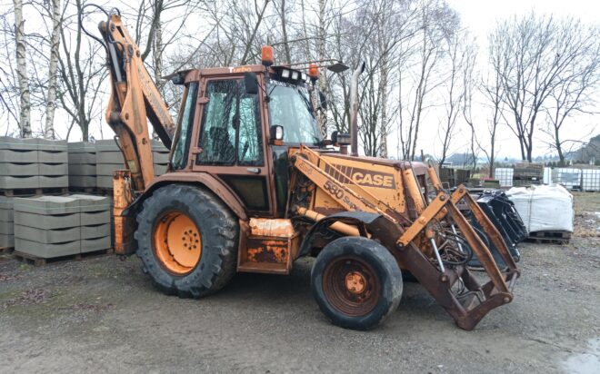Verkauf Baggerlader Case 580 SK